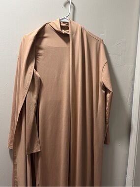 SHEIN Beige Knit Top with Seam Detail